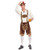 Spooktacular Creations Mens German Bavarian Oktoberfest Costume Set for Halloween Dress Up Party and Beer Festival XLarge Brown