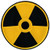 Nuclear Radiation Symbol Large Embroidered Patch IronOn Danger Symbol Yellow Logo