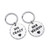 Couple Keychains Set Gift for Him and Her Anniversary Wedding Gifts for Girlfriend Boyfriend Husband Wife Best Friend Gifts His Crazy Her Weirdo Long Distance Relationship Valentine Key Ring Charm