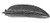 Feather Hair Clip Medium Hand Crafted Metal Barrette Made in the USA with a 70mm Imported French Clip by Oberon Design