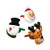 24 Christmas Plastic Whistles-Santa, Reindeer, Snowman-Great Stocking Stuffer or Party Favor Toy