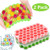 Ice Cube Trays 2 Pack Silicone Ice Cube Molds with Lid Flexible 74Ice Trays for Whiskey Cocktail Baby Food Stackable EasyRelease Safe Ice Cube Molds