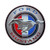 Open Road Brands Ford Mustang Round Embossed Tin Sign