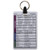 5 Card Badge Pocket Card Reference Set Keychain for Nurse Medic