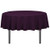 LinenTablecloth 70Inch Round Polyester Tablecloth Eggplant