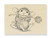 STAMPENDOUS House Mouse Wood Stamp, Chive Chewing