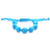 Chewbeads Cornelia Teething Bracelet 100 Safe Silicone  Deep Sea Blue