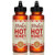 Mikes Hot Honey 12 oz Squeeze Bottle 2 Pack Honey with a Kick Sweetness  Heat 100 Pure Honey GlutenFree  Paleo