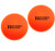 Branded Boards Lacrosse Massage Balls deep Tissue Set  Massage Lacrosse Ball for myofascial Release Sciatic Plantar Fasciitis Therapy Trigger Points Muscle Knots and Yoga 2 Orange Balls