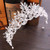 CanB Crystal Crowns and Tiara Queen Crown for Wedding Prom Tiara Pageant Hair Accessories Bridal Headpiece for Women
