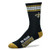 For Bare Feet New Orleans Saints 4Stripe SocksLarge 1013 Black