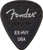 Fender 351 Shape Black Extra Heavy Guitar Pick 6