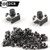 DAOKI 100Pcs Tact Button Switch 3Pin Side 45x45x5mm DIP Micro Momentary Tactile Tact Push Button Switch