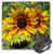 3dRose LLC 8 x 8 x 025 Inches Mouse Pad RedYellow Sunflowers mp326901