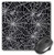 3dRose LLC 8 x 8 x 025 Inches Mouse Pad BlackWhite Shiny Spider Webs mp333341