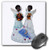 3dRose LLC 8 x 8 x 025 Inches AfricanAmerican Angels Mouse Pad mp10691