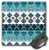 3dRose LLC 8 x 8 x 025 Inches Mouse Pad Aztec Andes Tribal Geometric Pattern Blue and White mp1658011