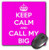 3drose Keep Calm and Call My Big Pink  Mouse Pad