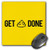 3dRose Get Shit Done Yellow Mouse Pad mp1934581