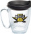 Tervis Northern Kentucky Norse Logo Insulated Tumbler with Emblem and Black Lid 16oz Mug Clear
