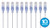 Monoprice 10Pack SlimRun Cat6A Ethernet Network Patch Cable 10G 2ft White