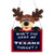 FOCO NFL Houston Texans Reindeer with Sign Hanging Tree Holiday OrnamentReindeer with Sign Hanging Tree Holiday Ornament Team Color One Size