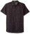Volcom Mens Floyd Button Up Short Sleeve Shirt Asphalt Black XS