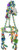 Bonka Bird Toys 1013 Medium Pyramid Bird Toy Parrot Cage Perch Cages Cockatiel Parakeet Conure Parakeets Parrots Macaw Swing Playground Perches Swings