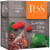Tess Summer Time Fruit Tea Composition Hibiscus Raspberry and Feijoa Leaf Tea in 20 Pyramid Sachets