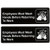 Employees Must Wash Hands Before Returning to Work Sign Pack of 2 Black and White 9 x 3