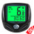 Bike Speedometer Waterproof Wireless Bicycle Bike Computer and Cycling Odometer with Automatic Wake-up Multi-Function LCD Backlight Display
