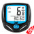 007KK Bike Speedometer Waterproof Wireless Bicycle Bike Computer and Odometer with Automatic Wake-up Multi-Function LCD Backlight Display Cycling Odometer (White)