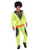 Smiffys mens Retro Shell Suit Costume Adult Sized Costume Neon Green L  US Size 42 44