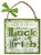 Carrolls Irish Gifts Rustic Ireland May The Luck Of The Irish Be There With You Wooden Plaque