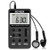 SEMIER Pocket Portable Digital Tuning AM / FM Stereo Radio with Rechargeable Battery and  Earphone for Walk