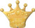 Golden Crown Jumbo 41 Foil Party Balloon