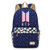 JUSTGOGO Korean Casual KPOP BTS Bangtan Boys Backpack Daypack Laptop Bag College Bag Book Bag School Bag Dark Blue 6