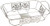 Hanna K. Signature 15100 Decorative Wire Pan Holder for 1/2 Aluminum Pan, Chrome
