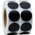 SMARSTICKER 1 Inch Round Blank Black Shooting Target Pasters 1000 Adhesive Target Dots