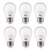 CPLA Ligthing 60W Equivalent LED Globe Decorative Light Bulbs Round Daylight 4000K Vanity Light Bulb E26 Medium Screw Base No-Dimmable LED Lamps Lights for Ceiling Fan Bathroom Bedroom, 6 Packs