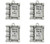 Yansanido Pack of 10 Alloy Silver Once Upon A Time 3D Book Shape DIY Antique Message Charms Pendant for Making Bracelet and Necklace Once Upon A Time