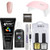Yayoge Poly Nail Gel Kit with UV Light 30ml Cover Pink Polygel Nail Kit With Slip Solution Builder Gel Nail Extension Gel AllinOne Kit