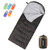 EMONIA Camping Sleeping Bag 34 Season Waterproof Outdoor Hiking Backpacking Sleeping Bag Perfect for TravelingLightweight Portable Envelope Sleeping Bags for AdultsKidsGirls and Boys