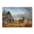 Autumn Barn Tractor  Whitetail Deer Customized 12 X 8 Metal Tin SignVintage Style Art Wall Ornament Coffee  Bar Decor Wall Decorative Sign