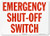 Emergency ShutOff Switch Sign by SmartSign  14 x 10 3M Reflective Aluminum