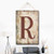 Puernash Wooden Hanging Sign Letter R Wood Sign 8 X 12 Inches