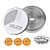 12 Piece Round Cookie Cutter Set Biscuit Donut Cutter Set Stainless Steel Cookie And Dough Cutters For Pastry Biscuits Muffins grey