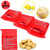 4 Pcs Potato Microwave Pouch BESTZY Microwave Potato Cooker Bag Reusable Washable Fabric Potato Cooker Pouch Perfect Potatoes Just in 4 Minutes Red