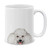 MUGBREW White Standard Poodle Ceramic Coffee Mug Tea Cup 11 OZ