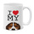 MUGBREW I Love My Beagle Puppy Dog Ceramic Coffee Mug Tea Cup 11 OZ